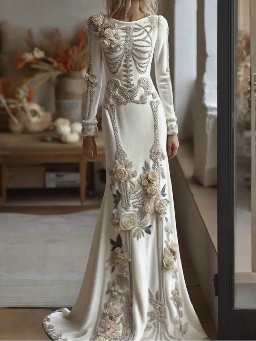 Skeleton Maxi Dress